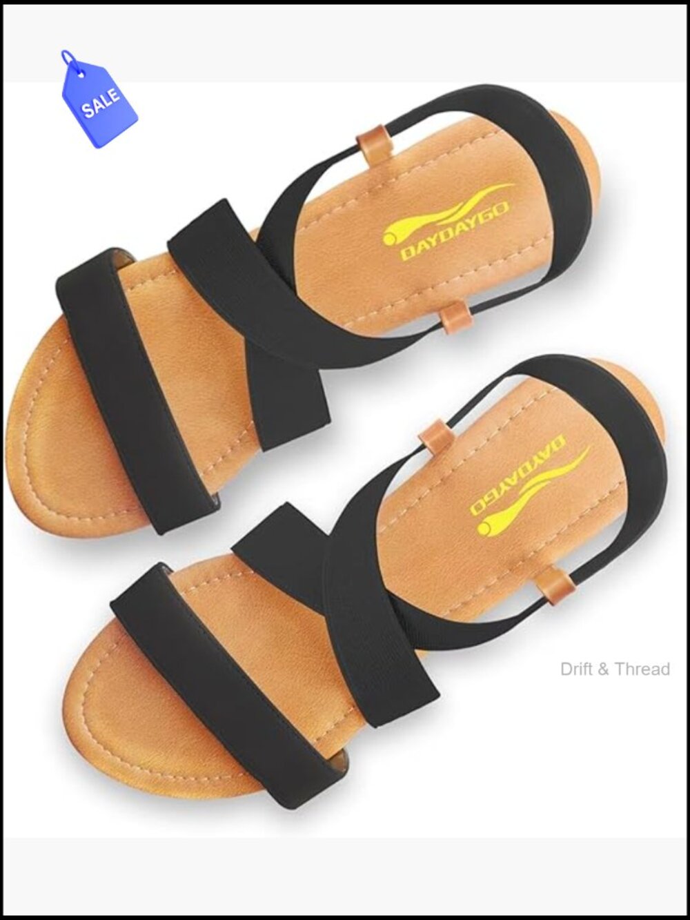 Flat Gladiator Sandals with Arch Support Slip On Comfort Casual